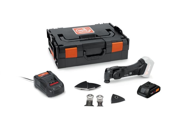 Fein MultiMaster AMM 700 Plus BLACK EDITION Cordless 18 V Oscillating Multi-Tool 4 Ah Kit