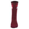 Occidental Leather Mid-Calf Oxy Flag Wool Socks Burgundy Unisex Fits Sizes 8-13, small image number 3