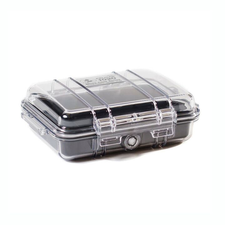 Pelican 1020 Polycarbonate 0.02 Cu-Ft. Micro Case Black/Clear, large image number 3
