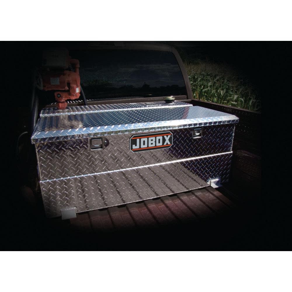 Crescent JOBOX 74 Gallon LShaped Tank with Removable Chest Aluminum