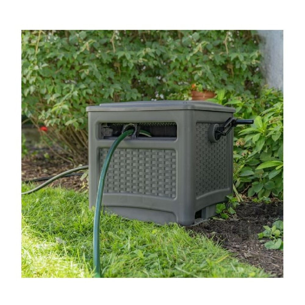 Suncast 225 Ft. Resin Smart Tube Hose Hideaway, Peppercorn, large image number 5