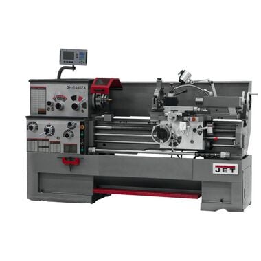 JET GH-1440ZX with ACU-RITE 303 DRO with Taper Attachment Metalworking Lathe
