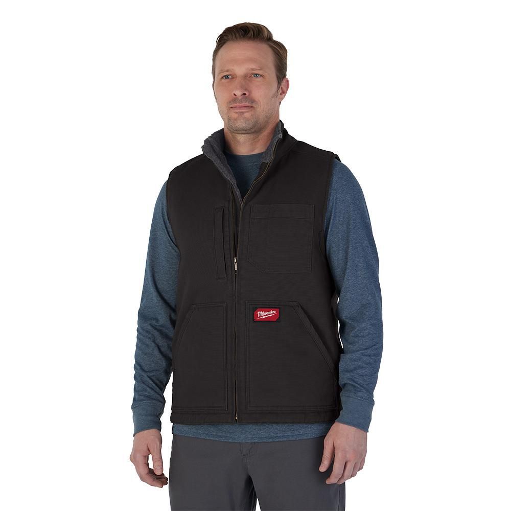 Milwaukee Heavy Duty Sherpa Lined Vest, large image number 13
