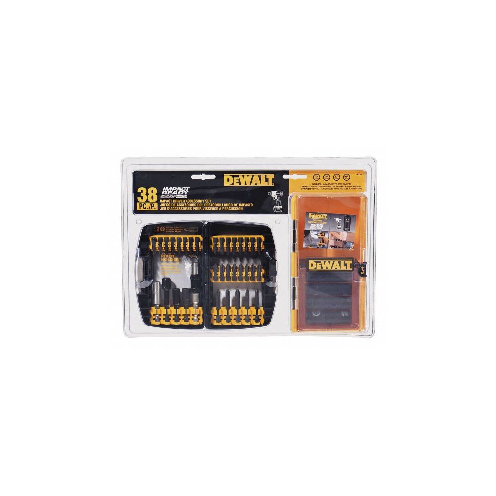 DEWALT IMPACT READY Accessory Set 38 pc DW2169 Acme Tools