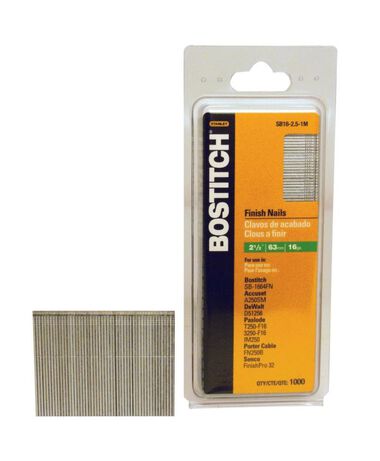 Bostitch 2-1/2 In. 16 Gauge Finish Nail, large image number 0