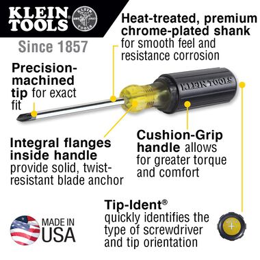 Klein Tools Cushion-Grip Screwdriver Set 7 Pc, large image number 3