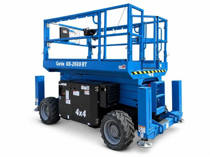 Genie GS-2669 RT 26 Ft Diesel Rough Terrain Scissor Lift