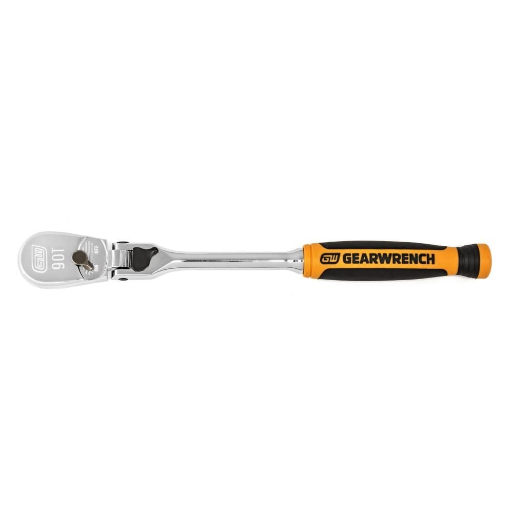 GEARWRENCH 3pc 1/4in 3/8in & 1/2in Drive Flex Head Ratchet 3pc, large image number 3