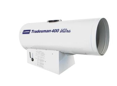 LB White Tradesman Forced Air Open Flame LP 400K BTU heater Diagnostic light