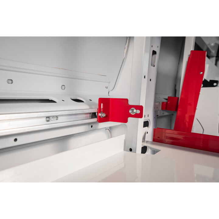Weather Guard Folding Shelf Mounting Rails, Mercedes-Benz Sprinter, All Wheelbases, Driver Front, large image number 2