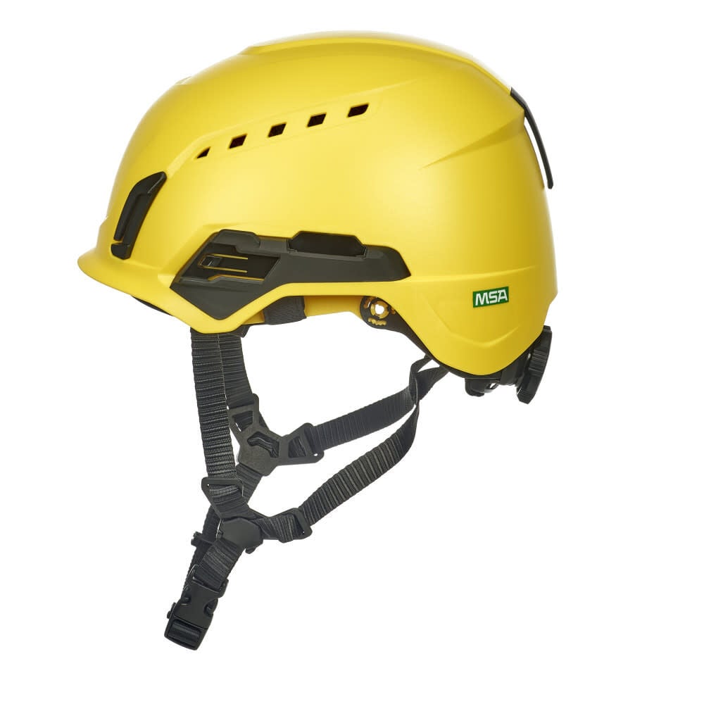 MSA Safety Works V-Gard H2 Vented MIPS Safety Helmet Yellow, large image number 1