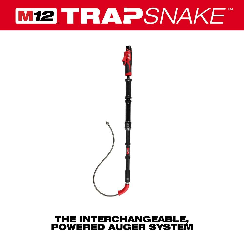 Milwaukee M12 Trapsnake 6 Toilet Auger Kit 3576 21 - Image 6