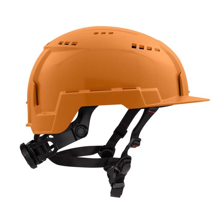 Milwaukee Orange Front Brim Vented Helmet with BOLT Class C, large image number 8