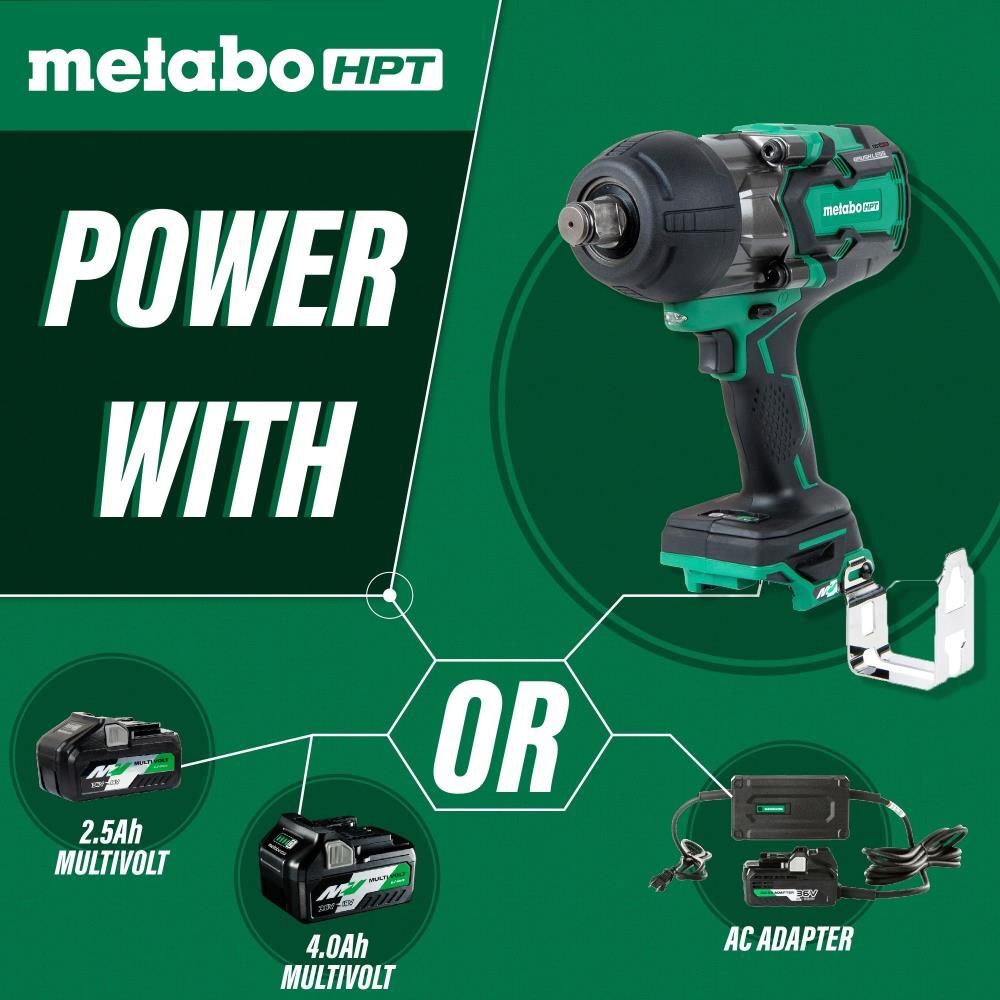 Metabo HPT Multivolt 36V Brushless 3/4In Impact Wrench (Bare Tool), large image number 6