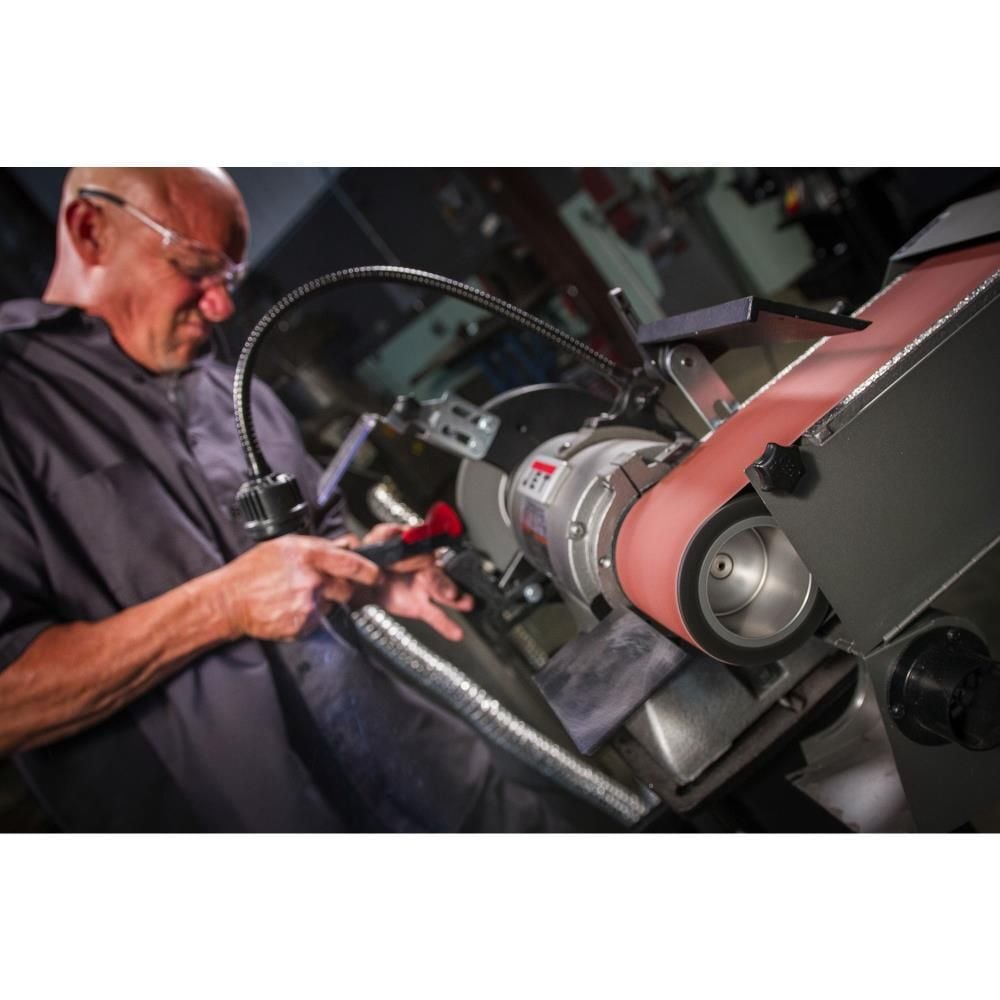 JET 8-Inch Variable Speed Industrial Grinder and 4 x 36 Belt Sander, large image number 7