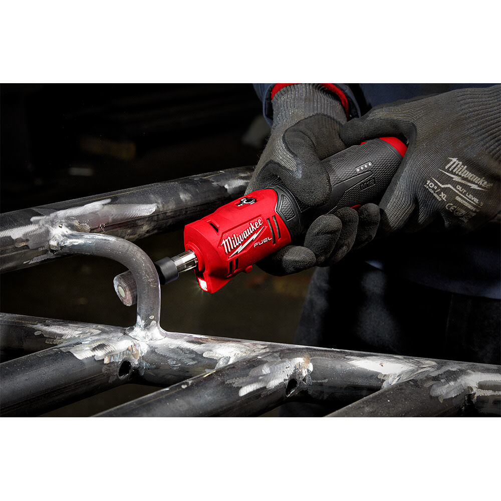 Milwaukee M12 FUEL Straight Die Grinder Right Angle Die Grinder Kit