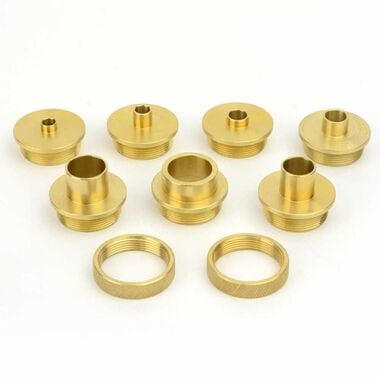 Big Horn Brass Router Template Guide Bushing 9pc Set 19604 - Acme