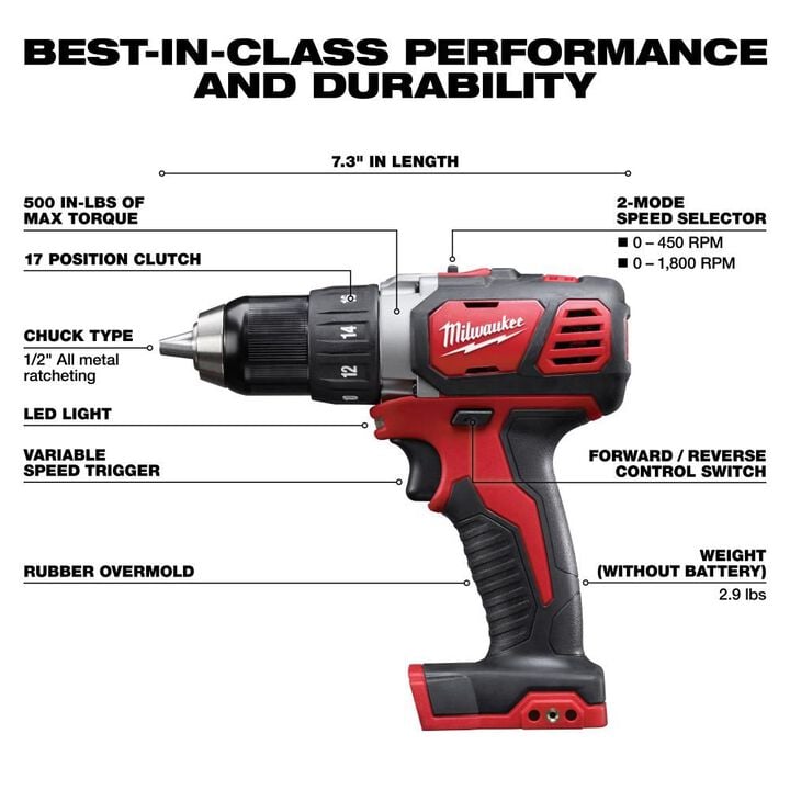 Milwaukee M18 Drill Driver, Impact Driver, Random Orbit Sander 3pc Combo Kit, large image number 3