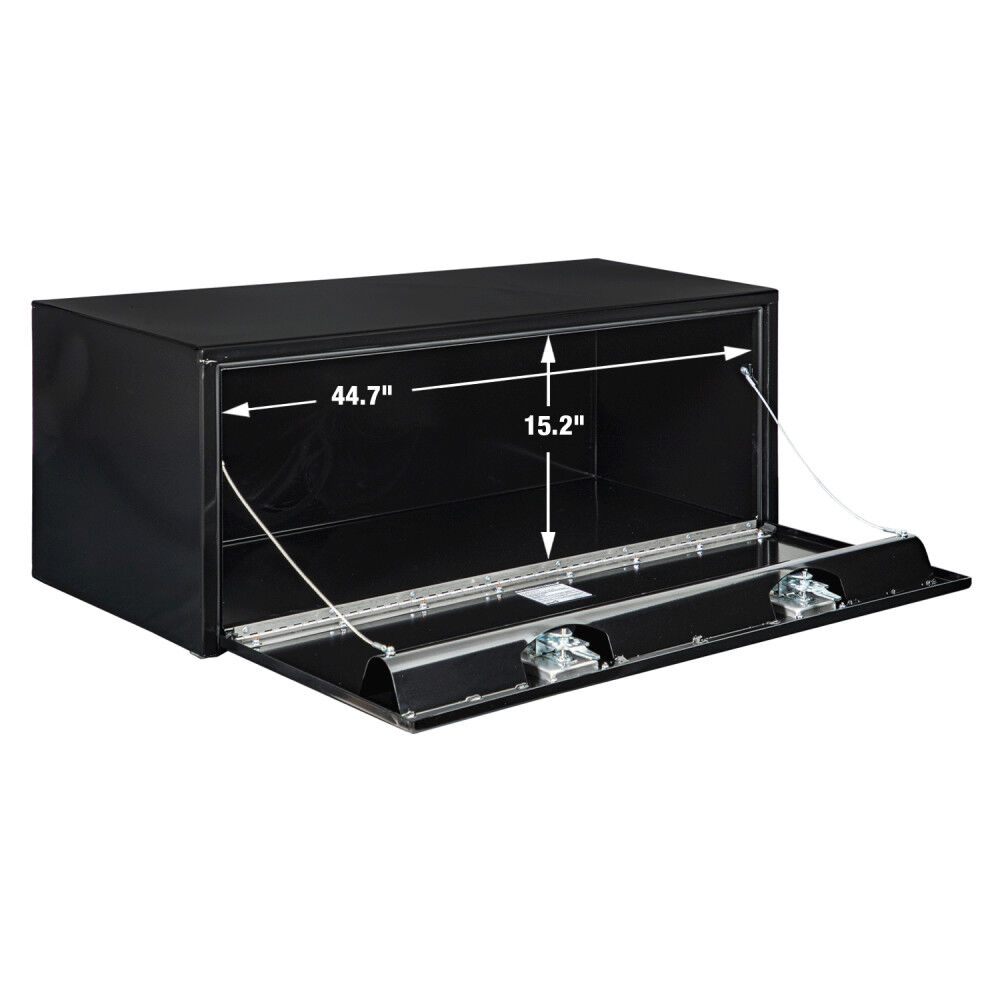 Buyers Products 1703305 Black Steel Underbody Truck Box - 14x16x36 Inches