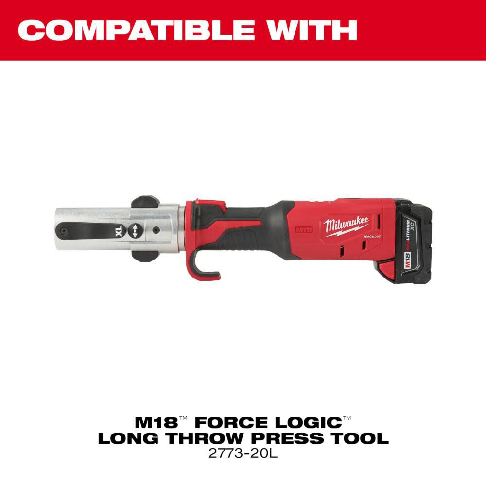 Milwaukee 2-1/2 Inch - 4 Inch IPS-P Pivoting Press Ring Kit for M18 FORCE LOGIC Long Throw Press Tool, large image number 4