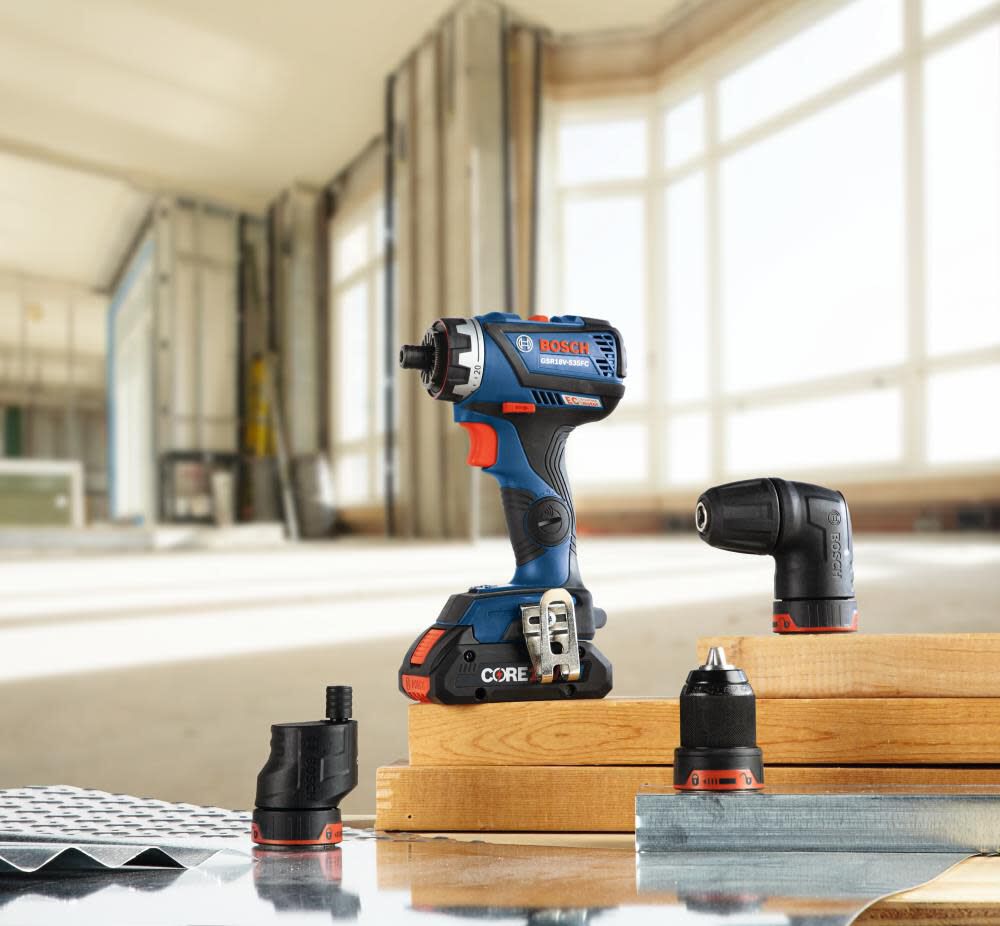 Bosch 18V EC Flexiclick 5 In 1 Drill Driver System Kit GSR18V 535FCB15 Acme Tools