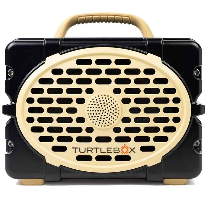 Turtlebox Original Generation 3 Gameday Series 2.0 Outdoor Bluetooth Speaker Black Gold