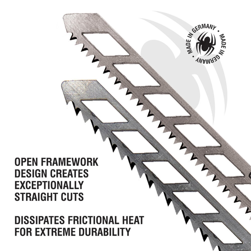 Spyder Jig Saw Blade Set for Wood, Skeleton, 8 Pieces, large image number 4