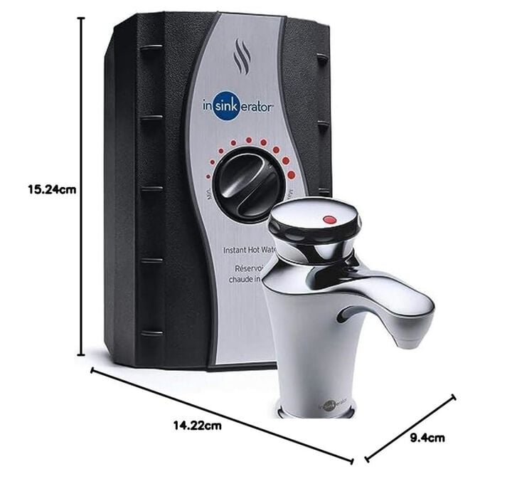 InSinkErator Invite Contour 2/3 Gallon Chrome Instant Hot Water Dispenser, large image number 5