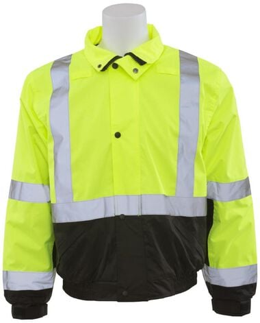 ERB S106 ANSI Class 2 High Visibility Bomber Jacket - Large