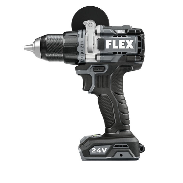 FLEX 24V 1/2in 2 Speed Drill Driver With Turbo Mode (Bare Tool), large image number 2