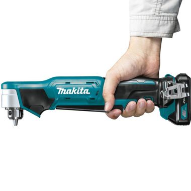 Makita 12V max CXT Lithium-Ion Cordless 3/8 In. Right Angle Drill Kit (2.0Ah), large image number 8