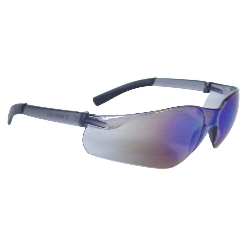 Radians Rad Atac Safety Glasses Blue Mirror Frame Blue Mirror Lens, large image number 1