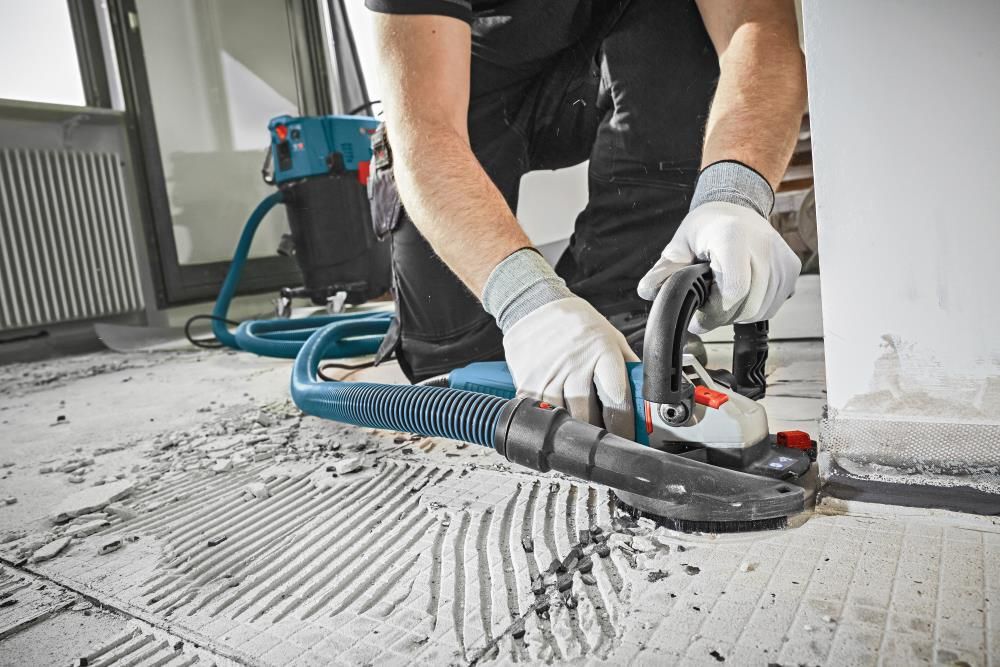 Bosch 5 Inch Concrete Surfacing Grinder with Dedicated Dust-Collection Shroud, large image number 8
