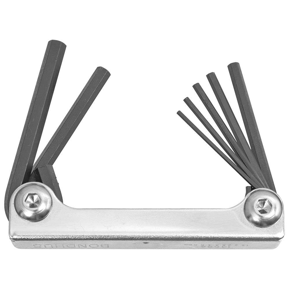 Bondhus 7pc Hex Fold-up Tool Set 2.0MM-8.0MM, large image number 1