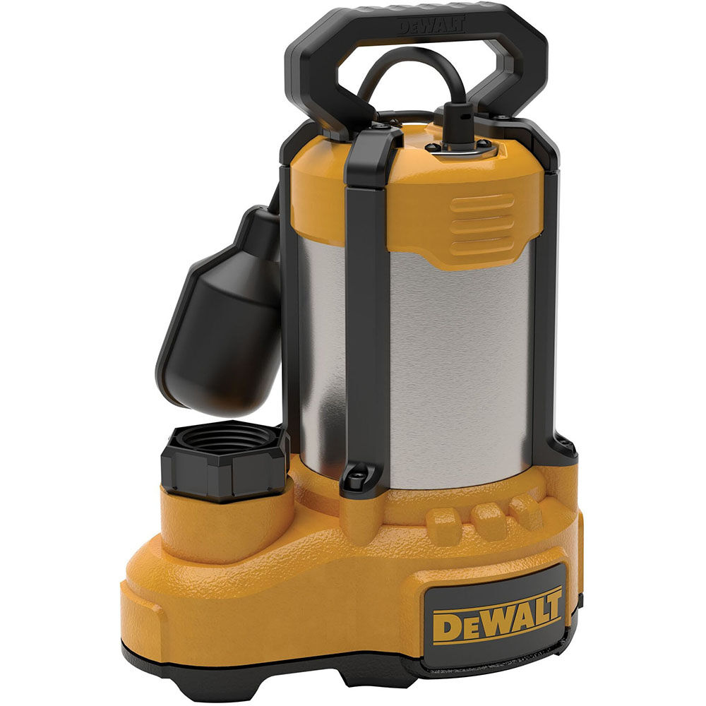 DEWALT 1 HP Stainless Steel/Cast Iron Submersible Sump Pump, large image number 1