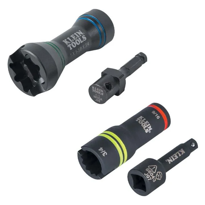 Klein Tools Impact Socket Set 4 Pieces, large image number 0