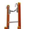 Werner 24 Ft. Type IA Fiberglass D-Rung Extension Ladder with Cable Hook, V-Rung, and Werner LevelSafe Pro Leveler, small image number 3