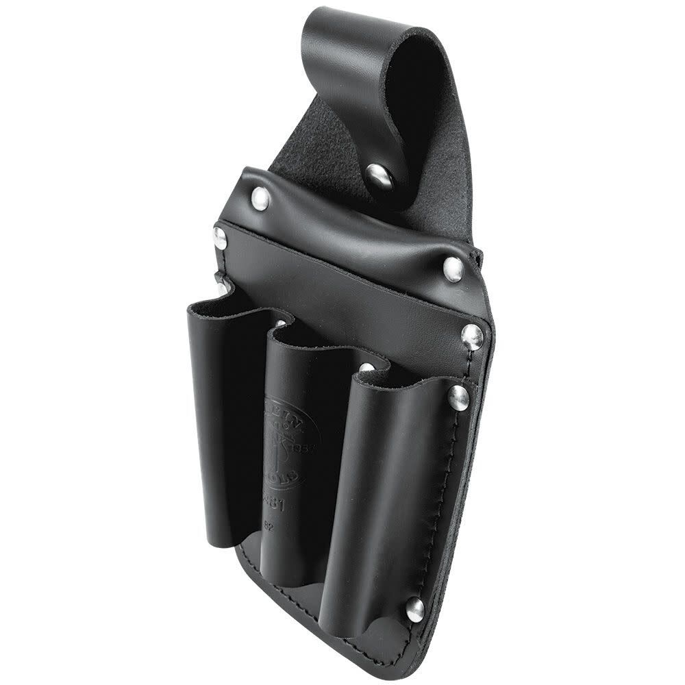 Klein white store leather tool pouch
