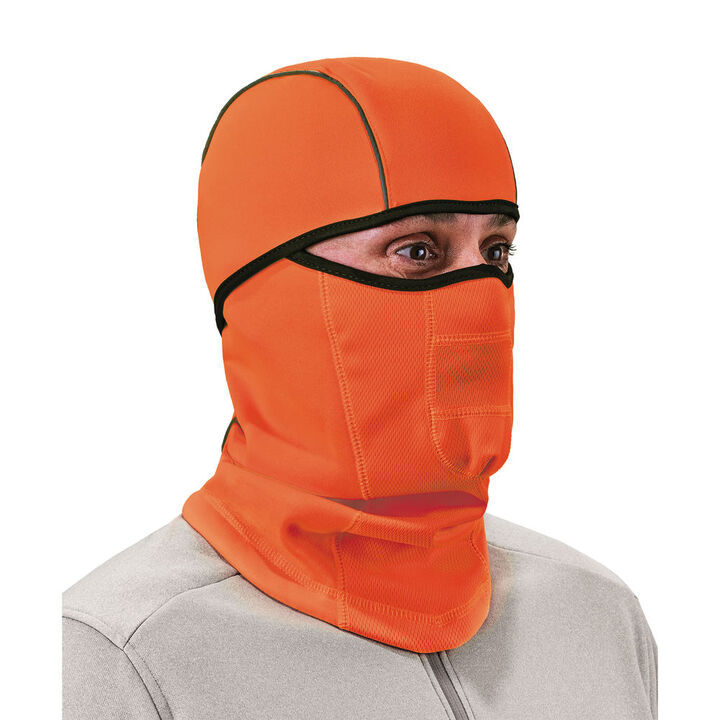 Ergodyne 6823 Hinged Balaclava Face Mask Orange, large image number 6