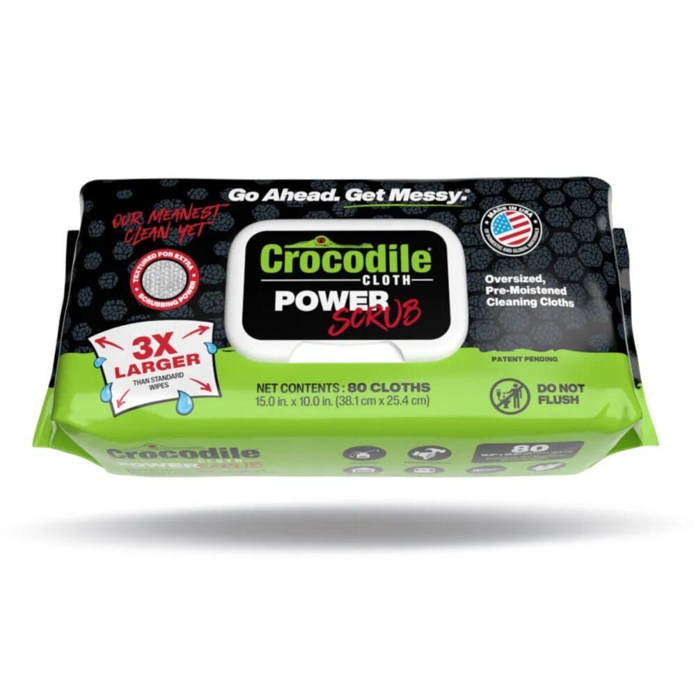 Crocodile Cloth Power SCRUB Wipe 80pk, large image number 1