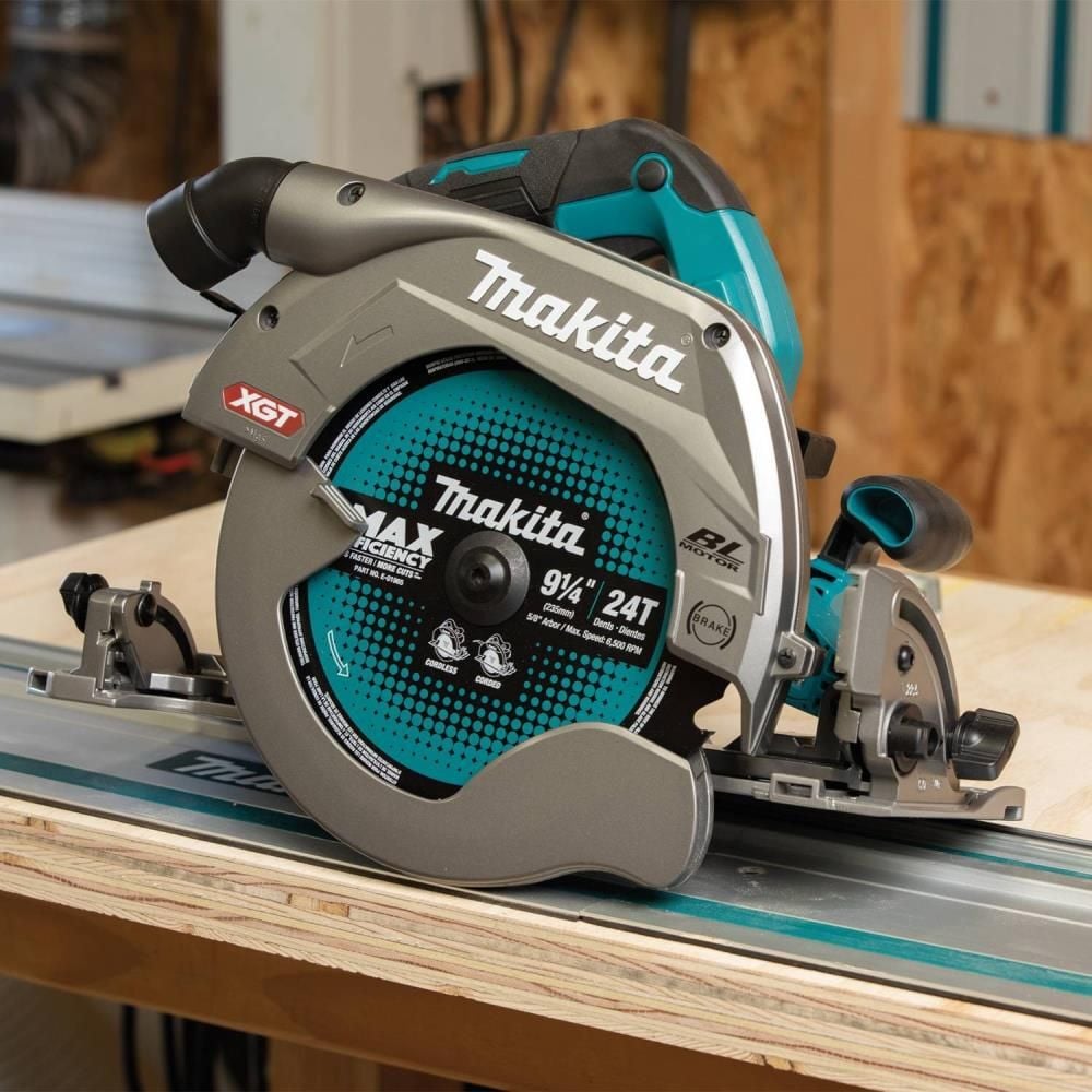 Makita 40V max XGT 9 1/4in Circular Saw Guide Rail Compatible (Bare Tool), large image number 8