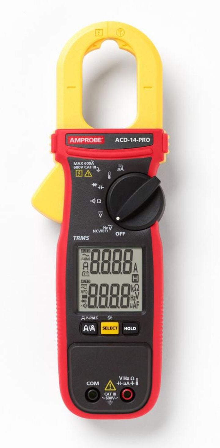 Amprobe Dual Display 600 A TRMS Clamp Meter