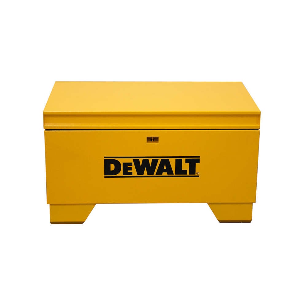 DEWALT 32 Inch Yellow Heavy Duty Steel Jobsite Box, large image number 2