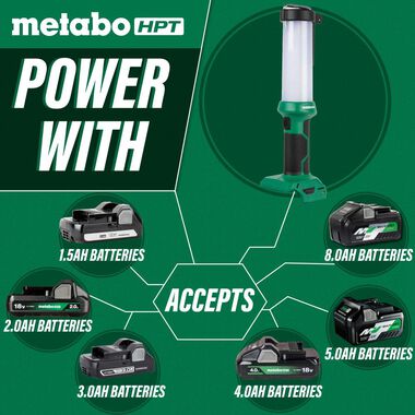 Metabo HPT 18V MultiVolt Lantern 750 Lumen LED Cordless (Bare Tool), large image number 4