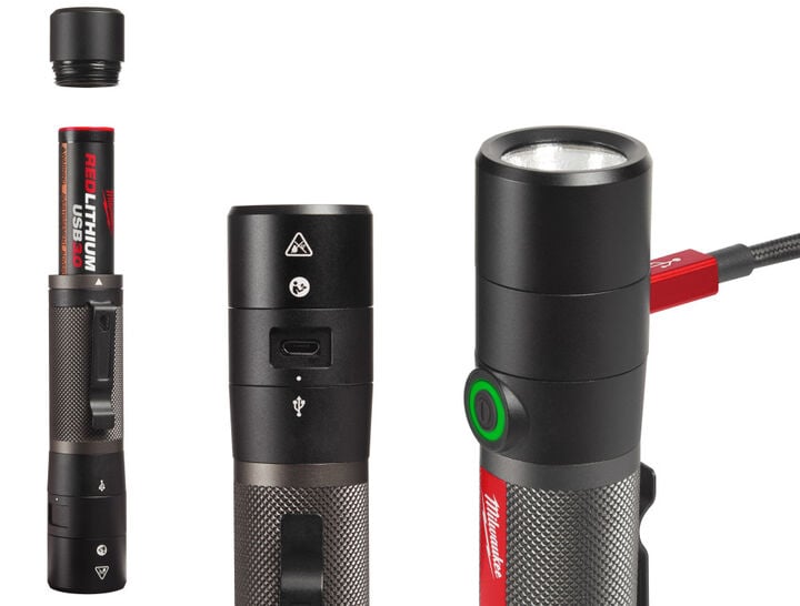 Milwaukee USB Rechargeable Flashlight Kit & Headlamp Bundle, large image number 3