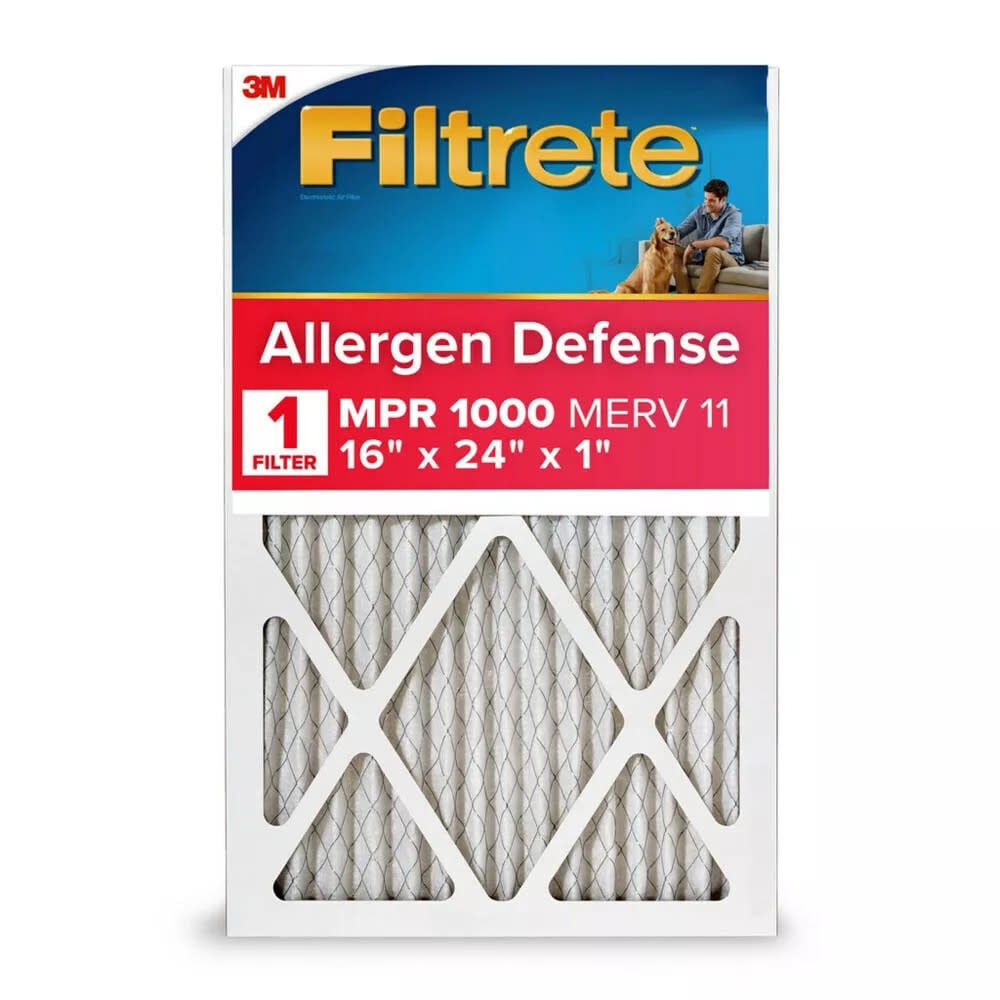 3M 16 Inch x 24 Inch 1000 MPR MERV 11 Allergen Air Filter – 1 Pack – 4012479