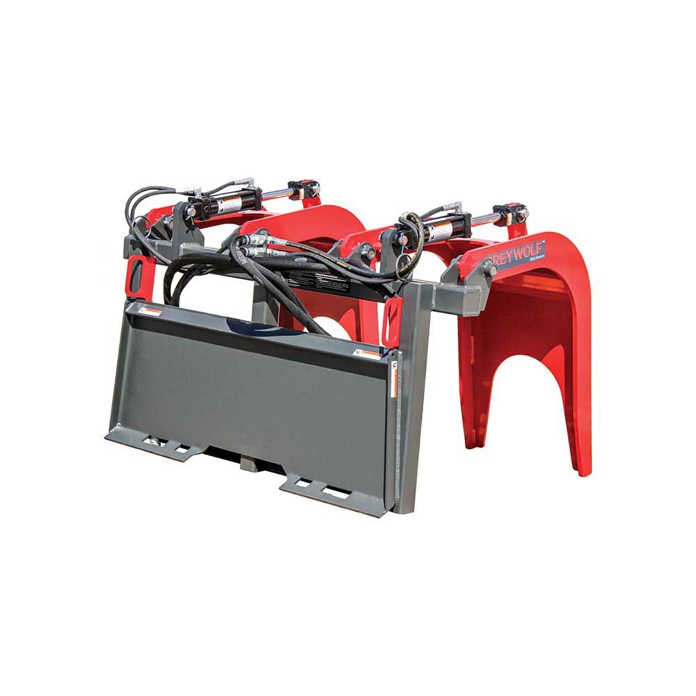 GreyWolf Attachments Double Grapple Skid Steer Attachment, large image number 5