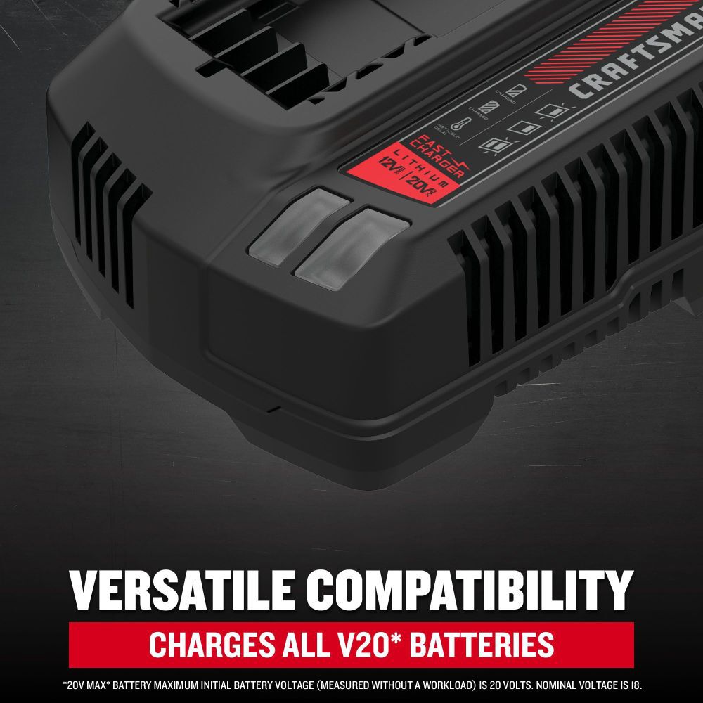 CRAFTSMAN V20* Lithium Ion Charger, large image number 3