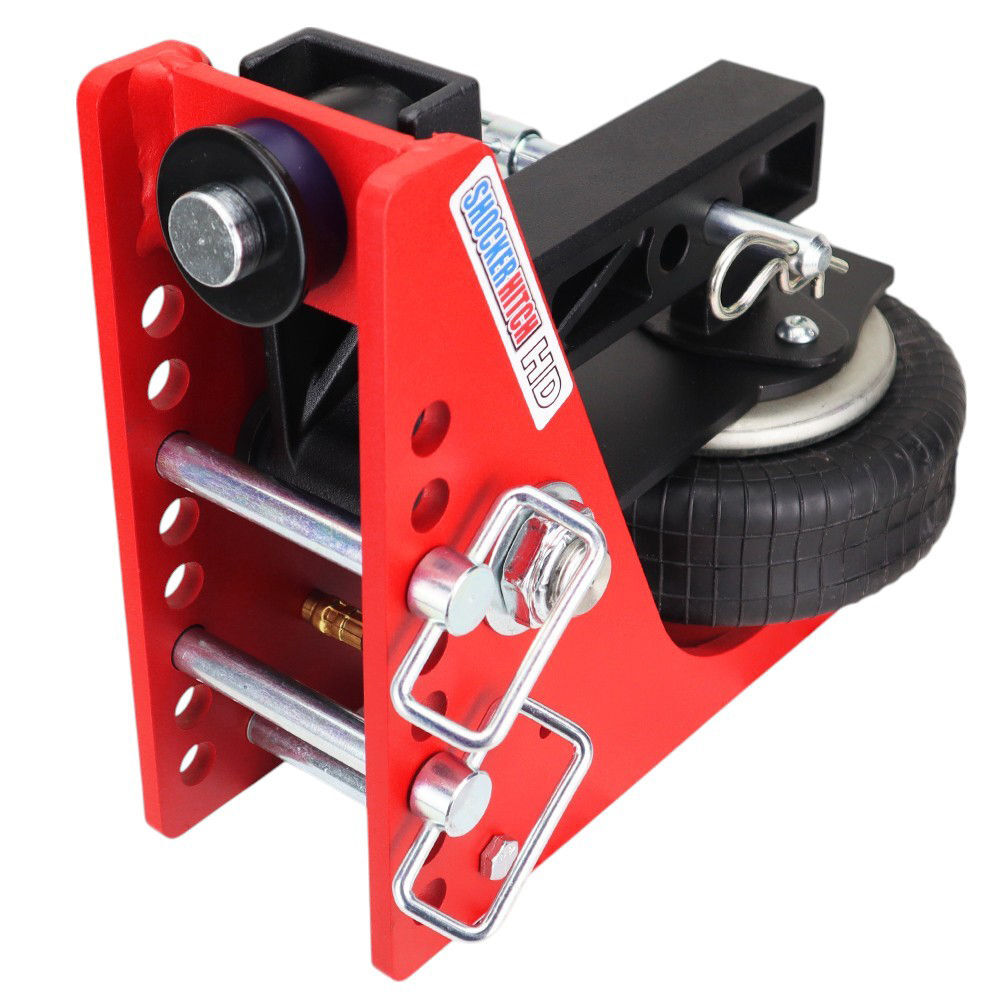 Shocker Hitch HD 20K 2 Inch Air Receiver Hitch & Drop Ball Mount 2-5/16 Inch Hitch Ball, large image number 4