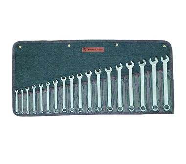 Wright Tool 18 pc. Metric Combination Wrench Set 7 mm to 24 mm, large image number 0